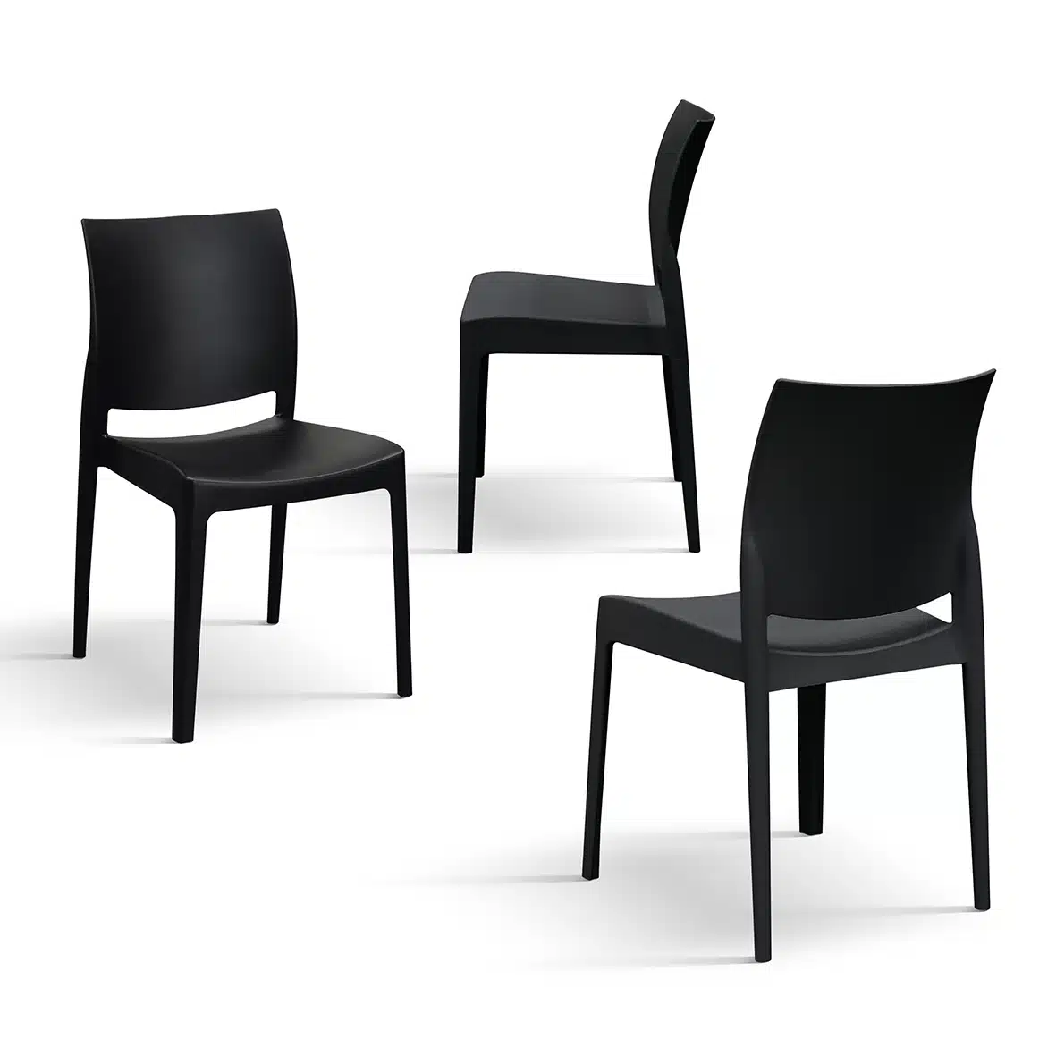 SET 4 SCAUNE PASTELLO - POLIPROPILENA - HORECA - 16