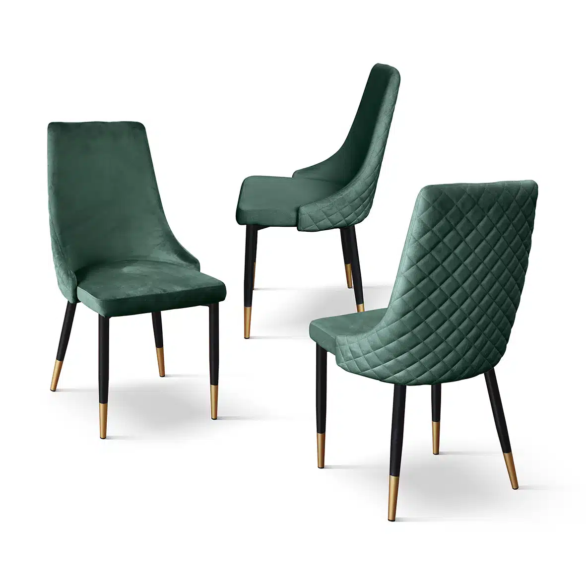 SET 4 Scaune Oro, structura metalica, catifea - 4