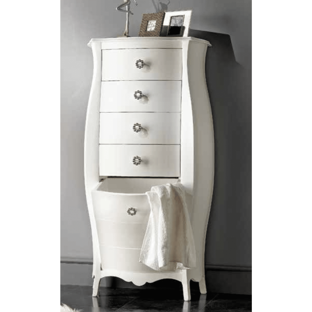 COMODA BOMBATA CHIC 4 SERTARE SI 1 SERTAR CLAPA - 3