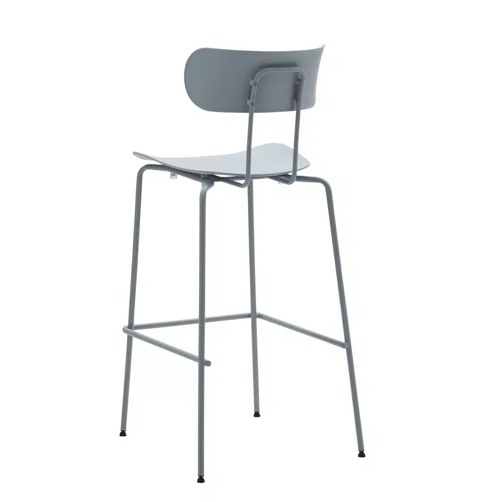 Set 4 scaune metalice BAR MARSIGLIA -HORECA- h 108 cm - 5