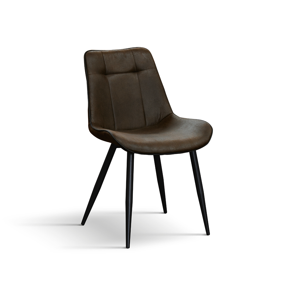SET 4 Scaune Industry, piele ecologica ,structura metalica - 9