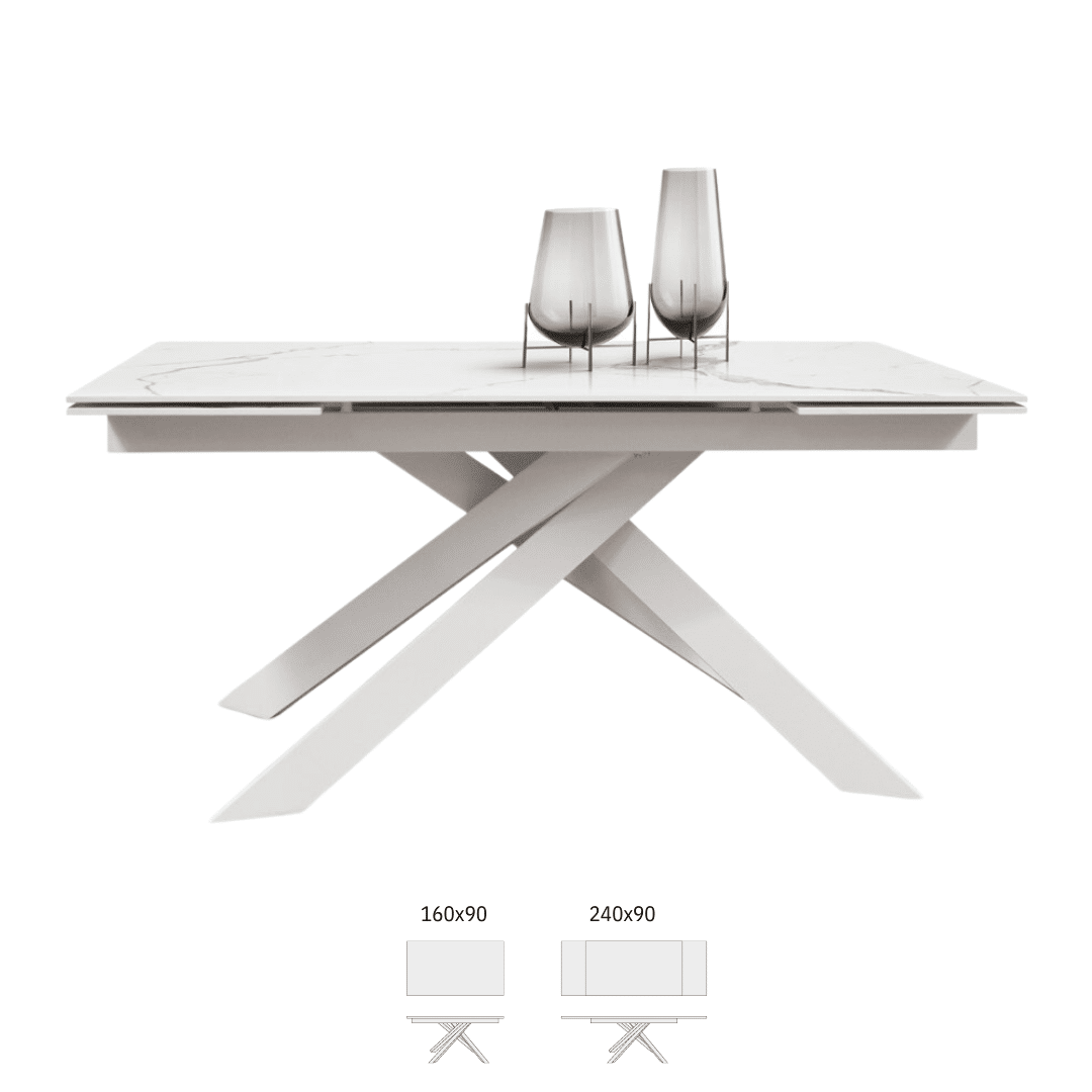 MASA PANDORA LUX- STICLA CERAMICA CU  PICIOR METALIC - 5
