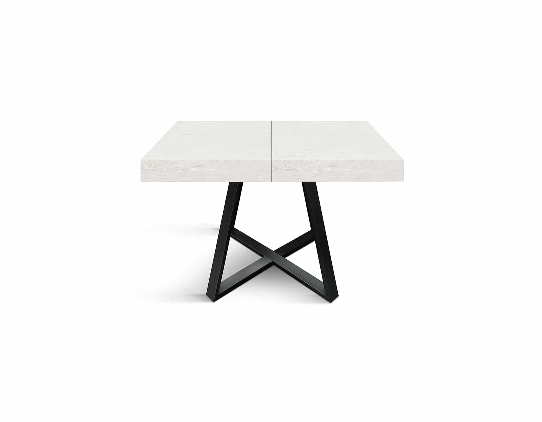 Masa Ariel extensibila, picior metalic negru - 7