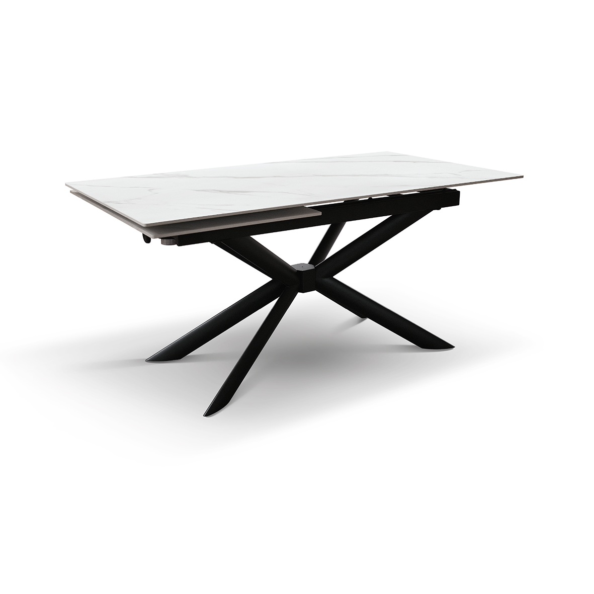 Masă Paris Rotativă extensibilă, ceramică-picior metalic 160 cm/90 cm/ 76 cm - 8
