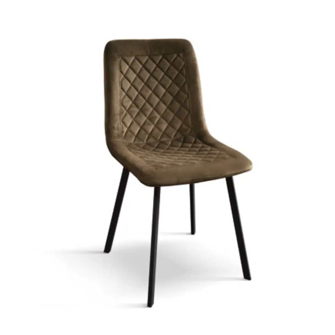 SET 4 Scaune Slim, structura metalica, catifea - 2