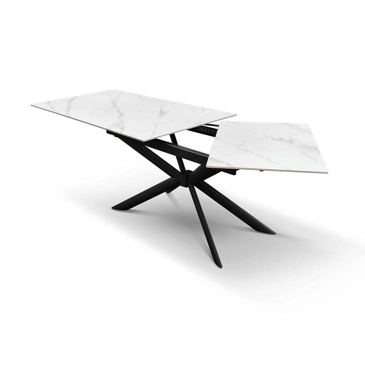 Masă Paris Rotativă extensibilă, ceramică-picior metalic 160 cm/90 cm/ 76 cm - 5