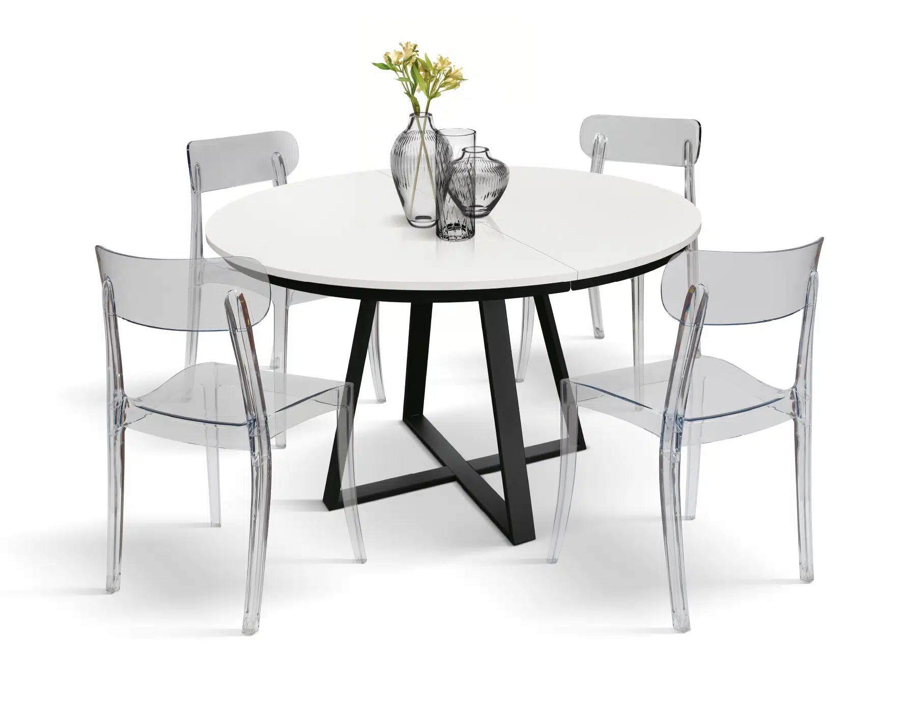 Masa Melania rotunda extensibila 120 cm - 8