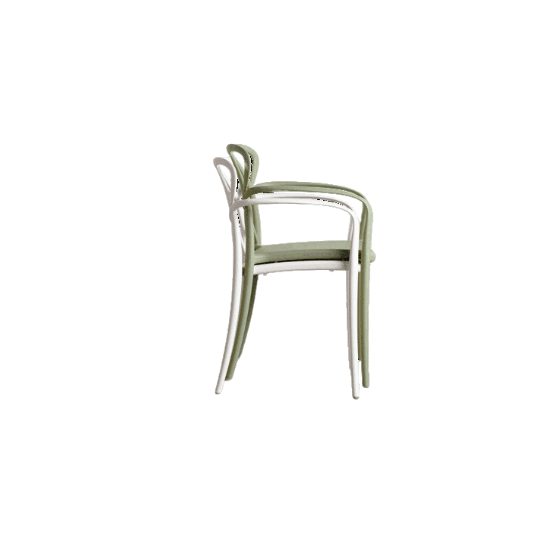 SET 4 SCAUNE CU BRATE INFINITY -POLIPROPILENA-HORECA - 4