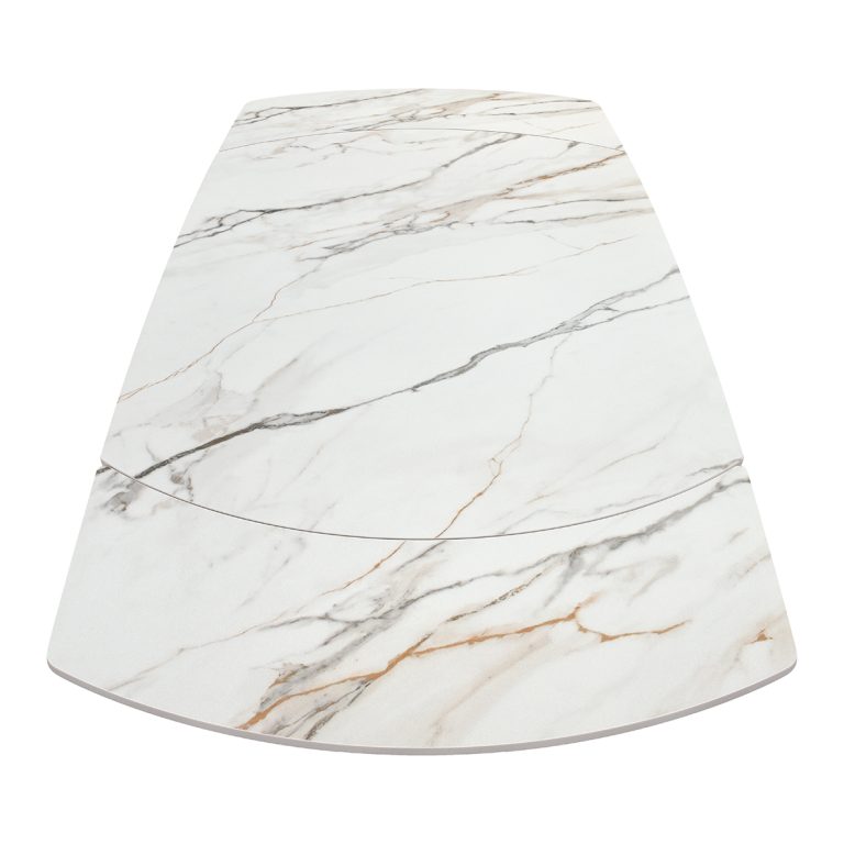 Masă ceramică extensibilă Calacata Gold 140/90 cm - 7