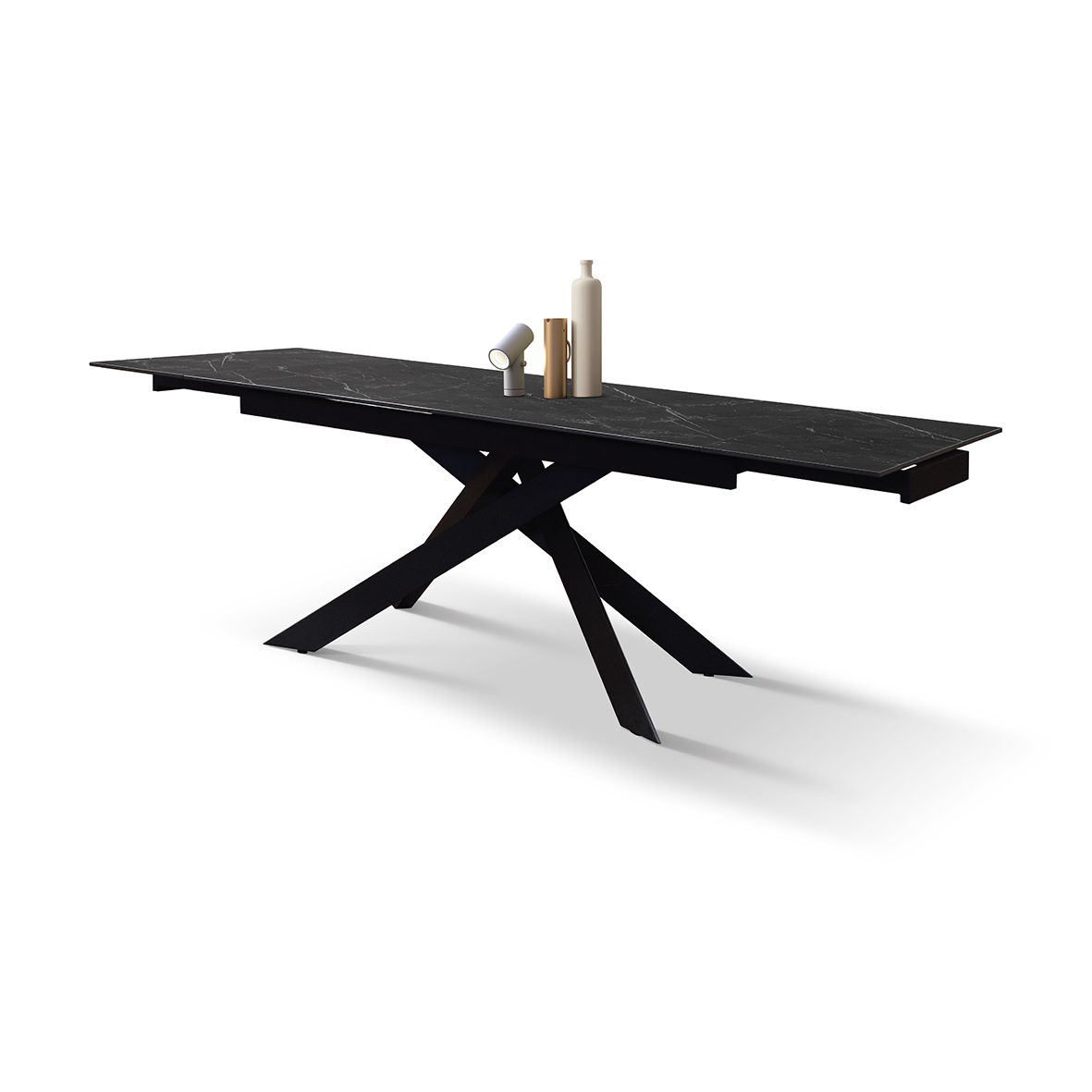 Masa ceramica extensibila Calacatta 160 cm/ 90 cm/ h76 cm - 7