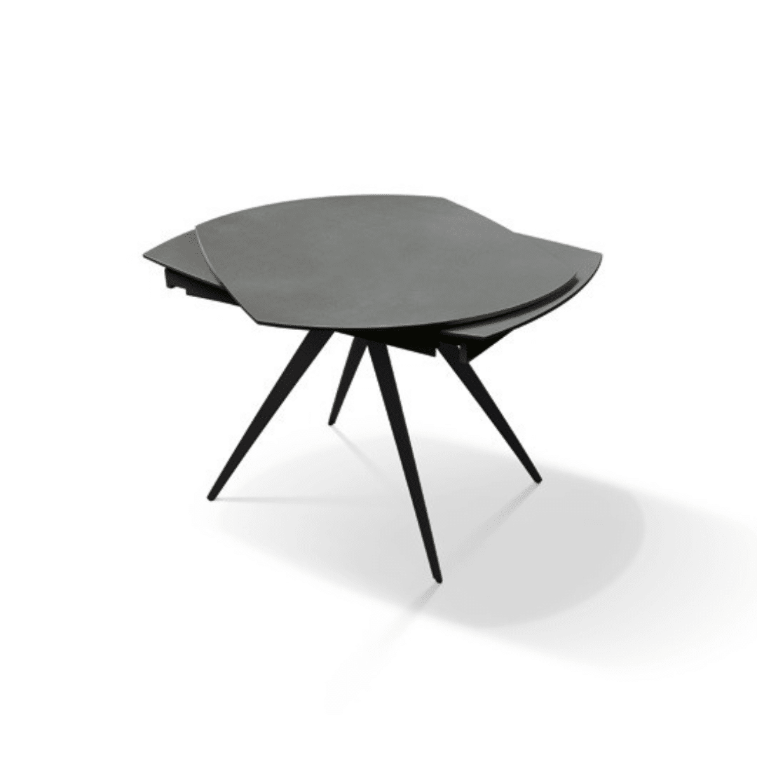 Masă Daisy Rotativă extensibilă, Sticlă ceramică-picior metalic - 16
