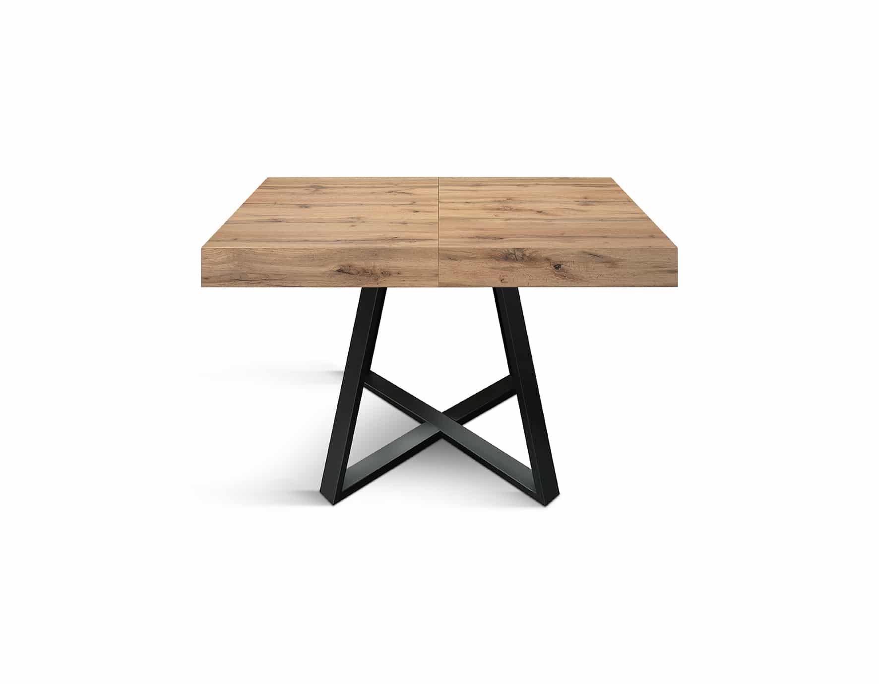 Masa Ariel extensibila, picior metalic negru - 18