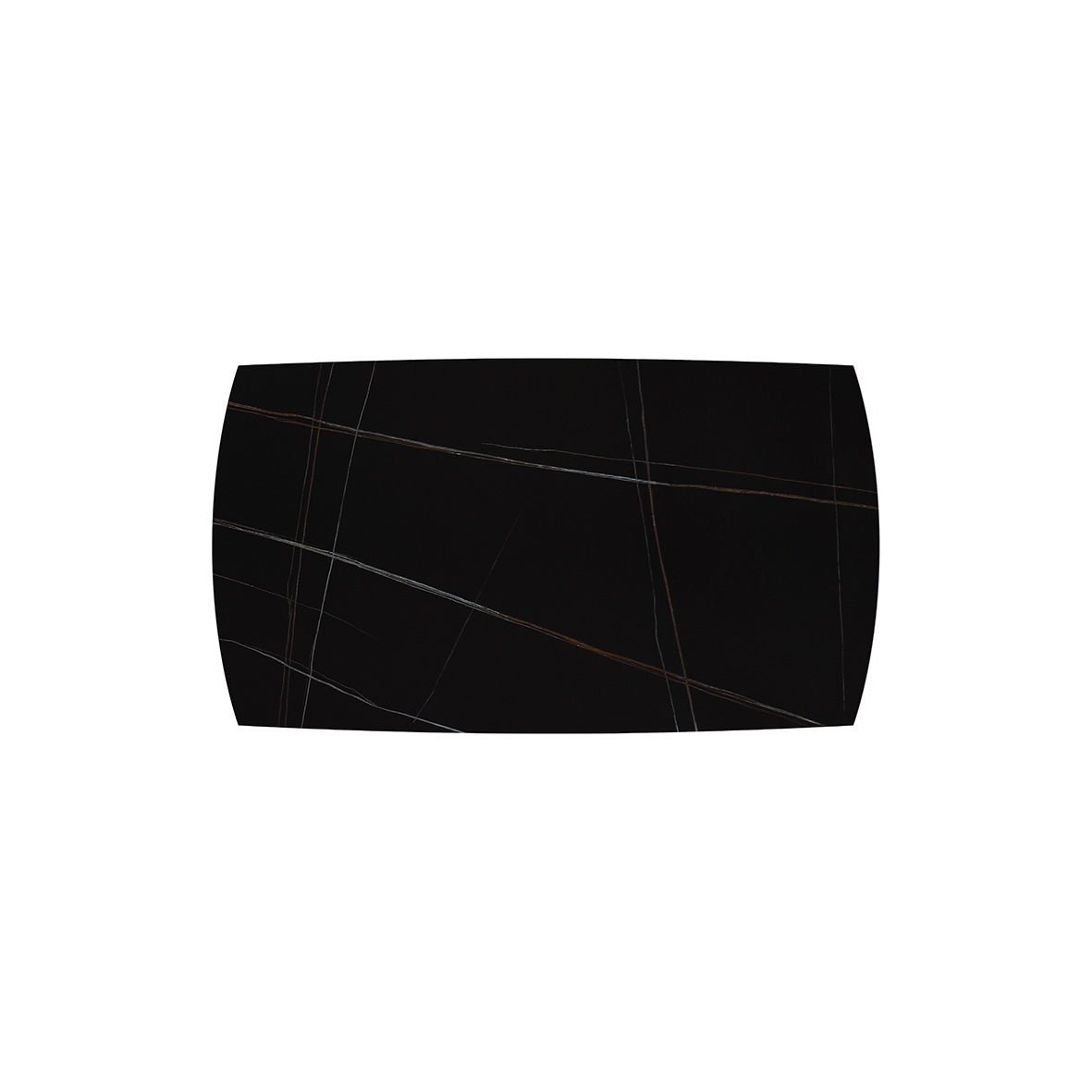 Masa ceramica extensibila Sahara Noir 160 x 90 x 75 cm - 4