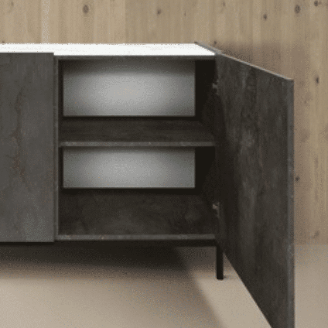 COMODA STATUARIO PICIOR METALIC - 2