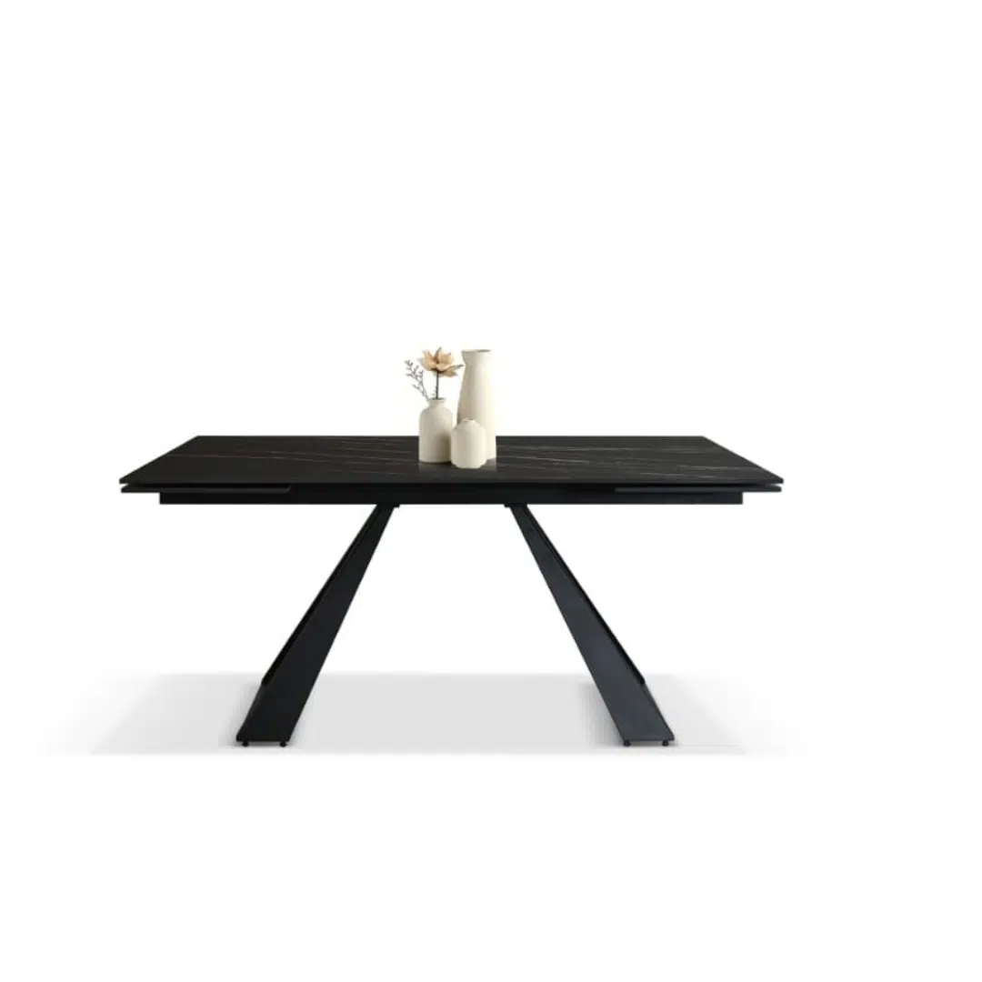 Masă extensibila MORENA, ceramică-picior metalic 160 cm/90 cm - 6