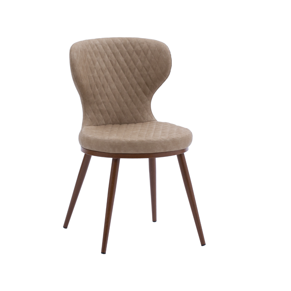 Scaun Marvi, piele ecologica si structura metalica - 34