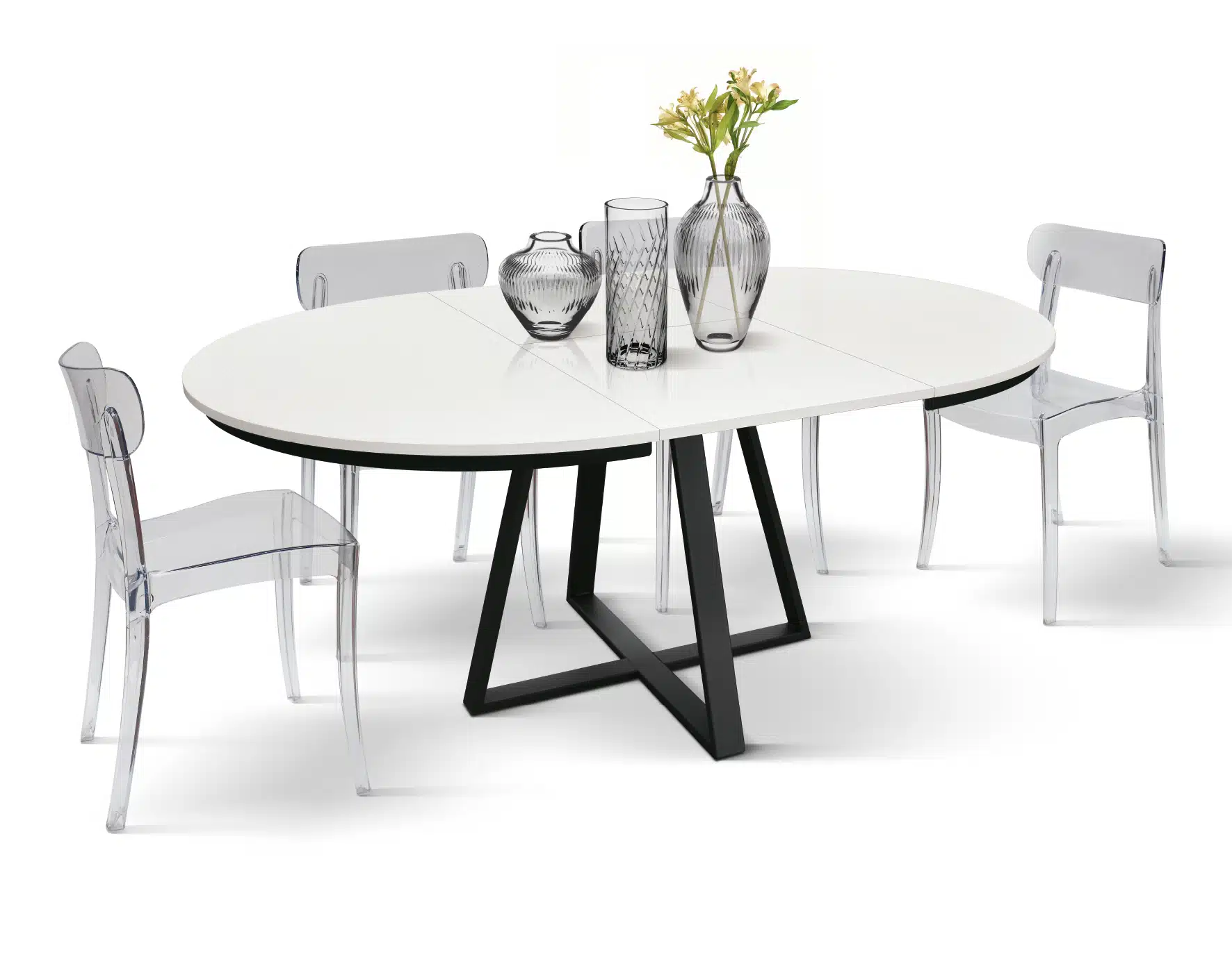 Masa Melania rotunda extensibila 120 cm - 6