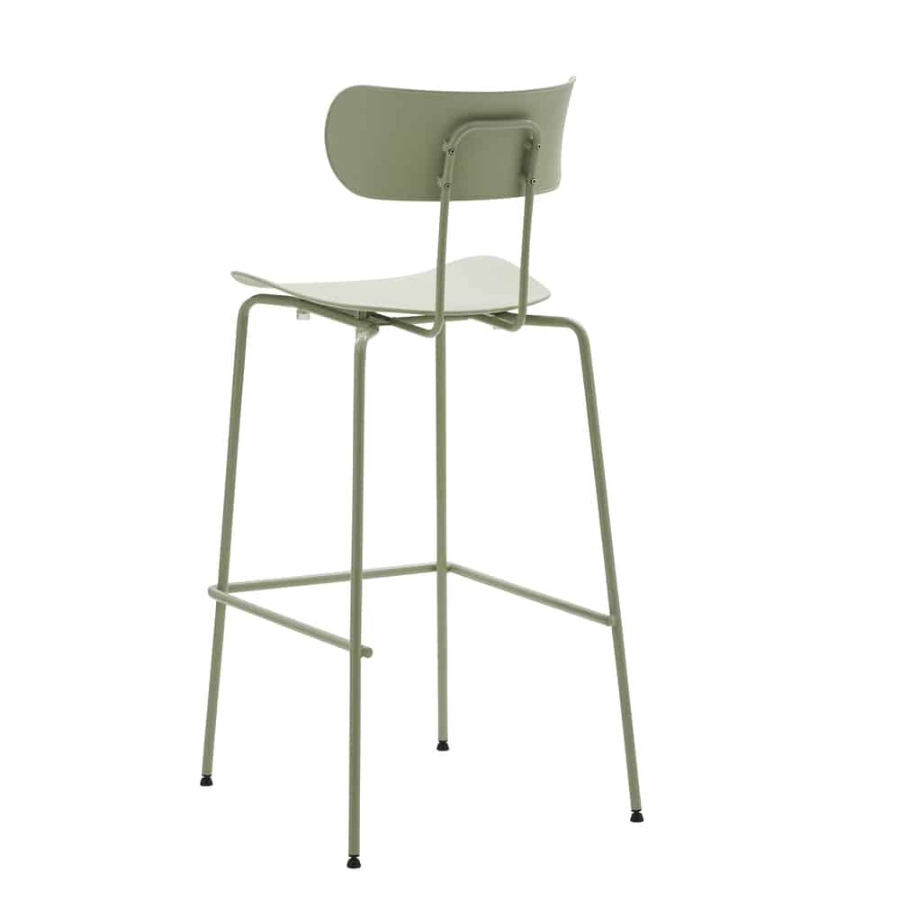 Set 4 scaune metalice BAR MARSIGLIA -HORECA- h 108 cm - 13