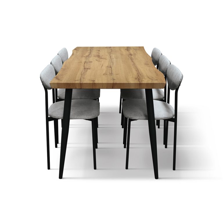 Set Geta masă 160 cm fixă + 6 scaune - 4