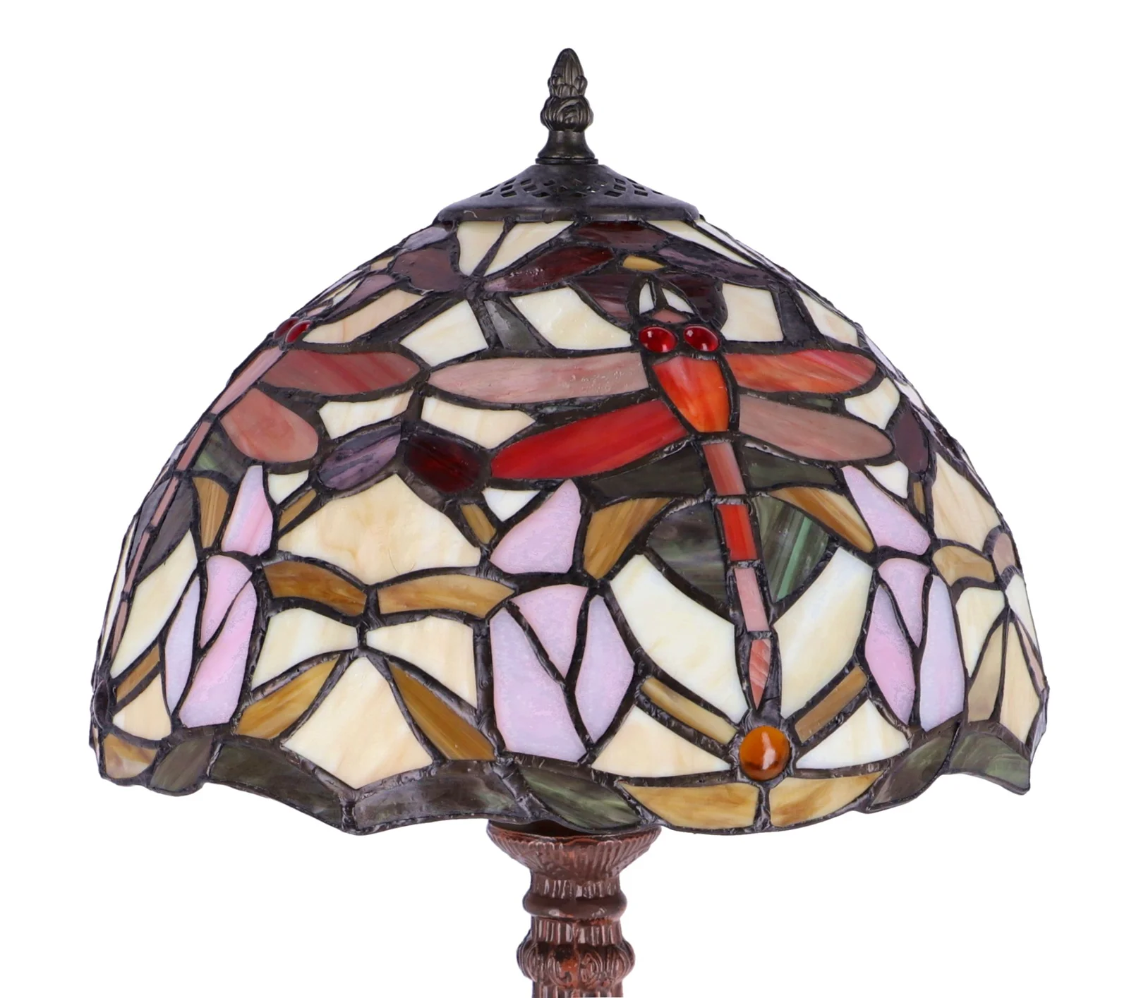 Lampa de masa Tiffany Libelula h 45 cm ,abajur 30 cm - 2