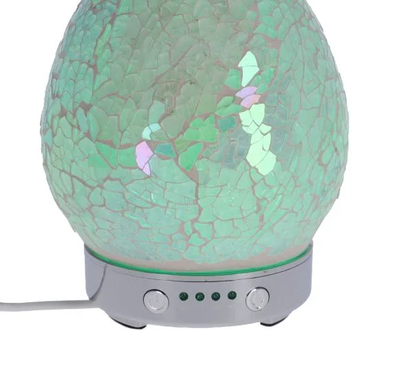 Lampa de masa cu difuzor aromaterapie Mozaic Bianco h 16 cm - 4