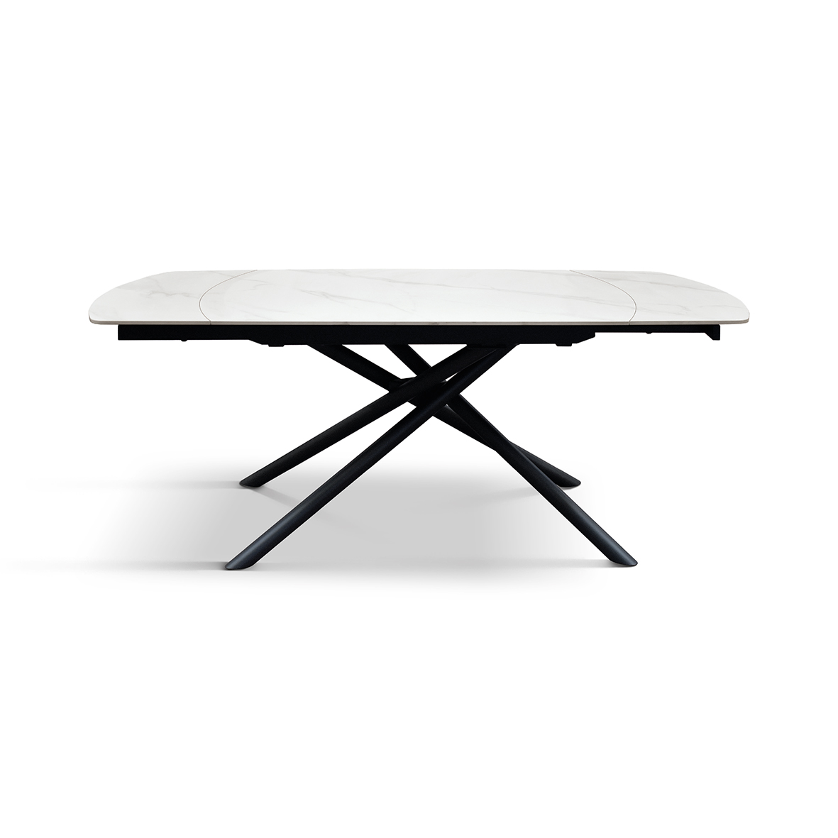 Masa ceramica extensibila Rotativa White  120 x 88 x h 76 cm - 4