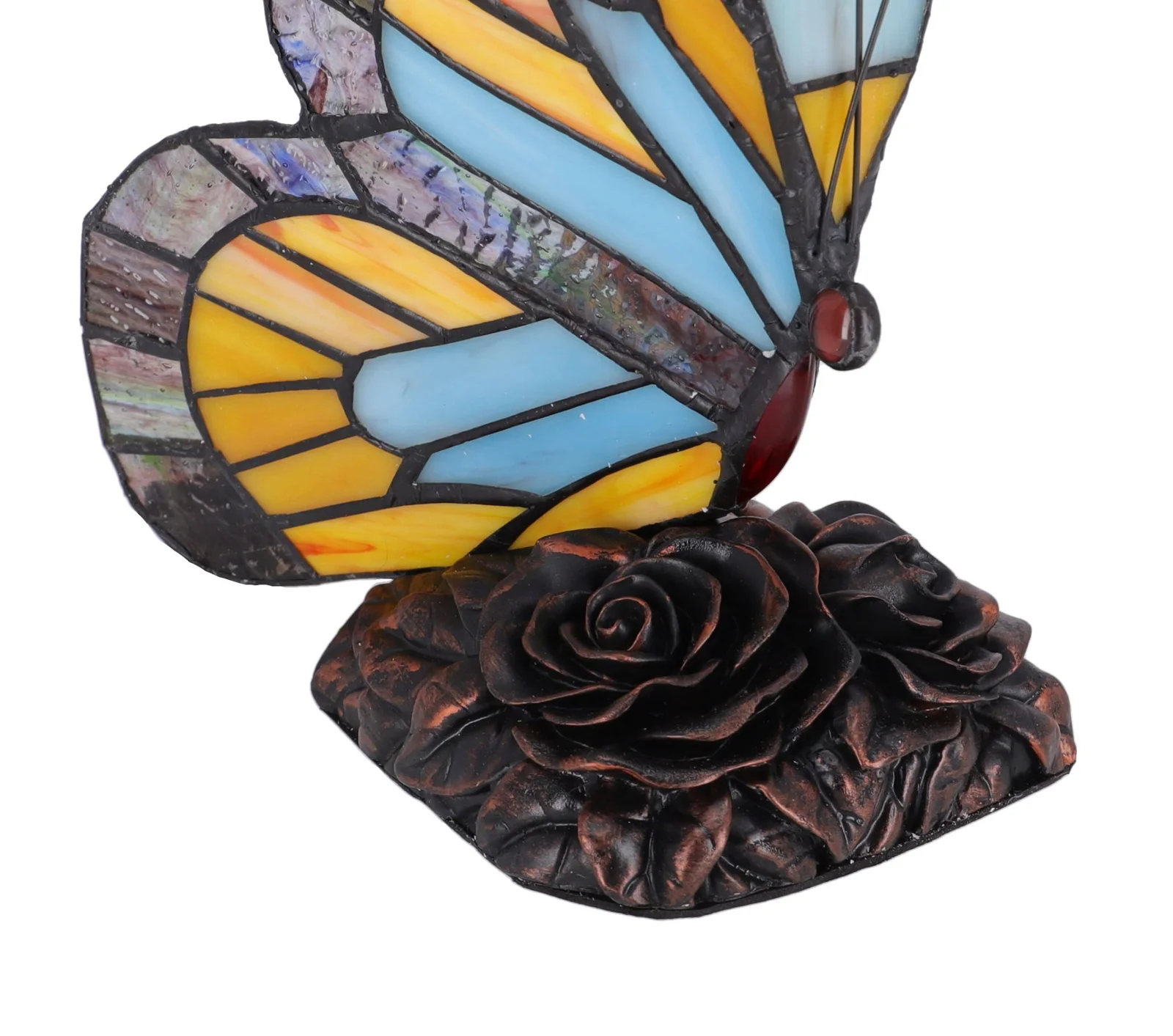 Lampa de masa Tiffany Butterfly h 23 cm - 7