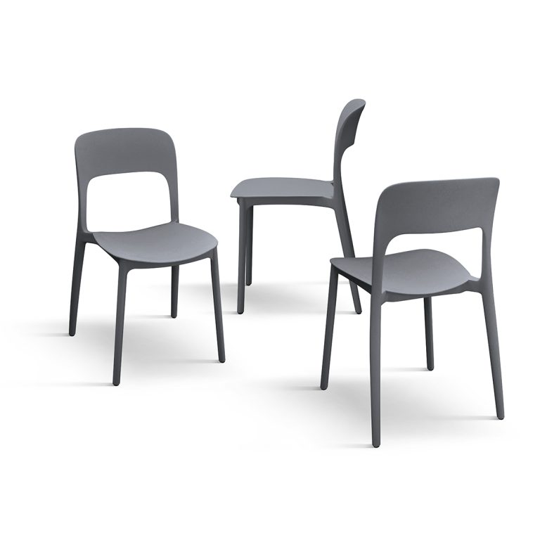 Set 4 scaune ROSINNA -POLIPROPILENA- HORECA - 3