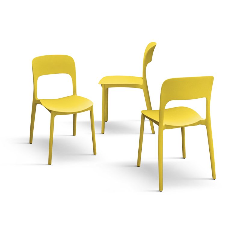 Set 4 scaune ROSINNA -POLIPROPILENA- HORECA - 5