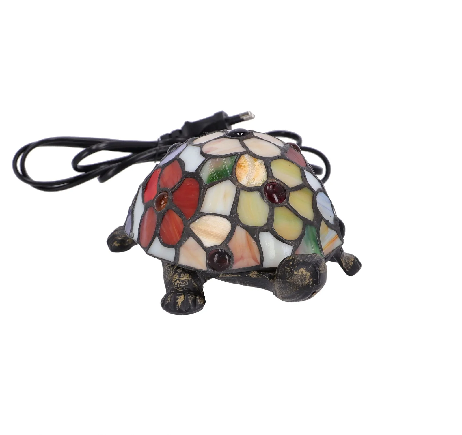 Lampa de masa Tiffany Turtle 20 cm - 4