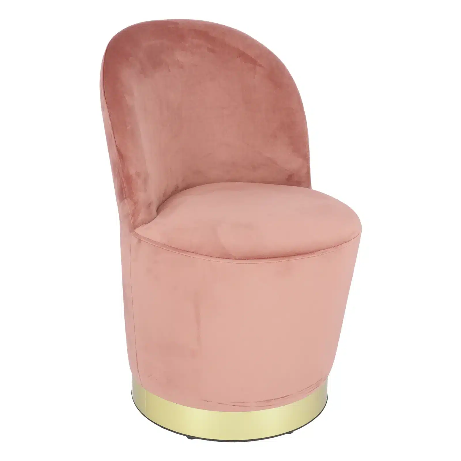 Fotoliu Glamour din catifea cu baza aurie, design elegant - 6