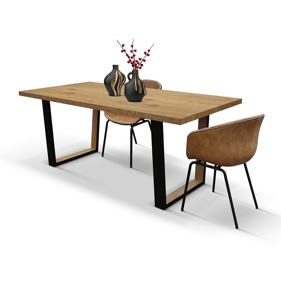 Masa fixa Gabriele 180 cm/90cm, blat 4 cm - 8