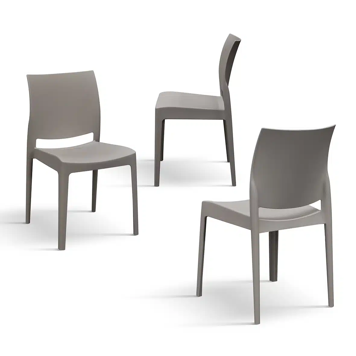 SET 4 SCAUNE PASTELLO - POLIPROPILENA - HORECA - 21