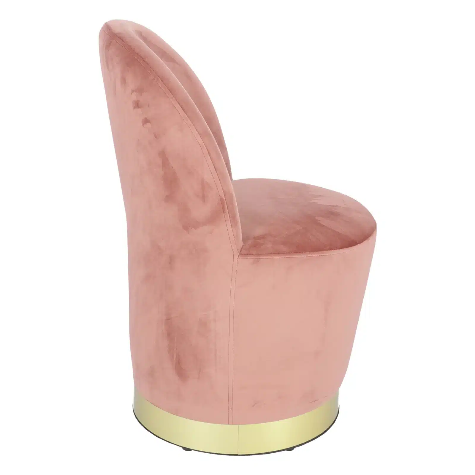 Fotoliu Glamour din catifea cu baza aurie, design elegant - 3