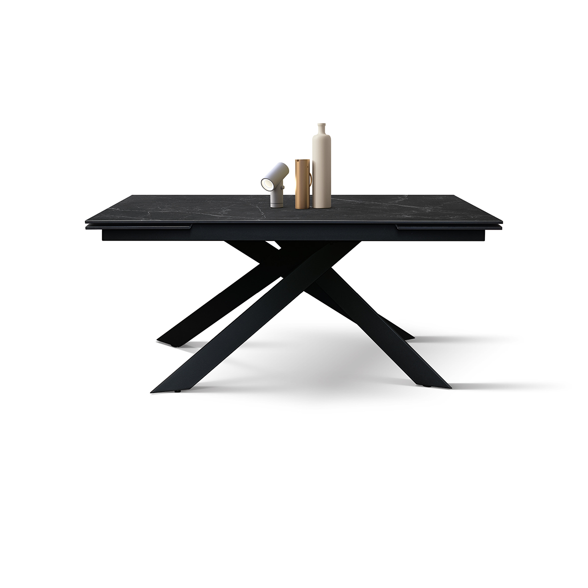 Masa ceramica extensibila Calacatta 160 cm/ 90 cm/ h76 cm - 3