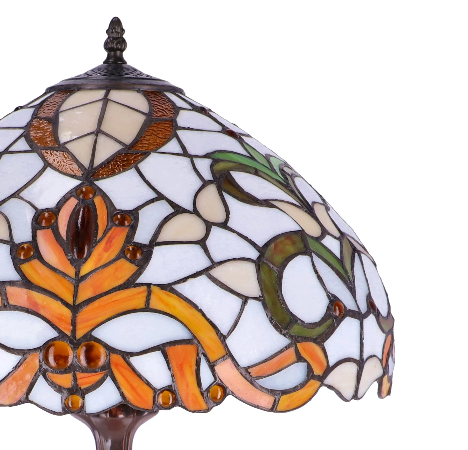 Lampa de masa Tiffany Geometry h 62 cm, abajur 40 cm - 2