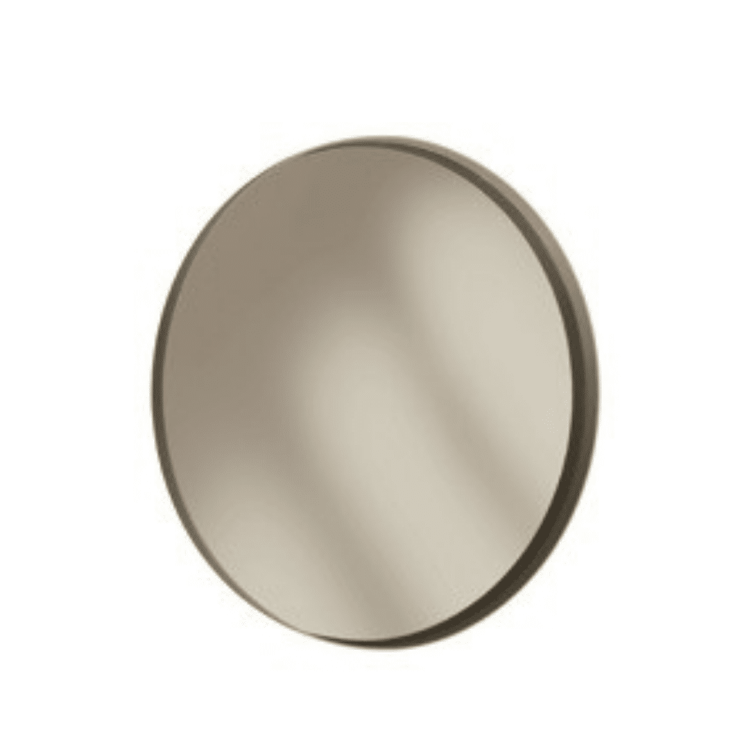 Oglinda Tondo, rama metalica cu efect Fume, pe suport metalic - 2