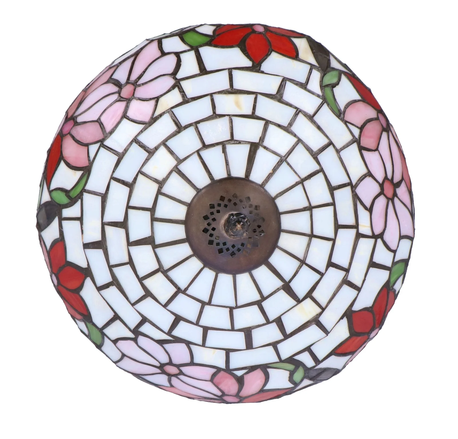 Lampa de masa Tiffany Flower h 45 cm, abajur 30 cm - 3