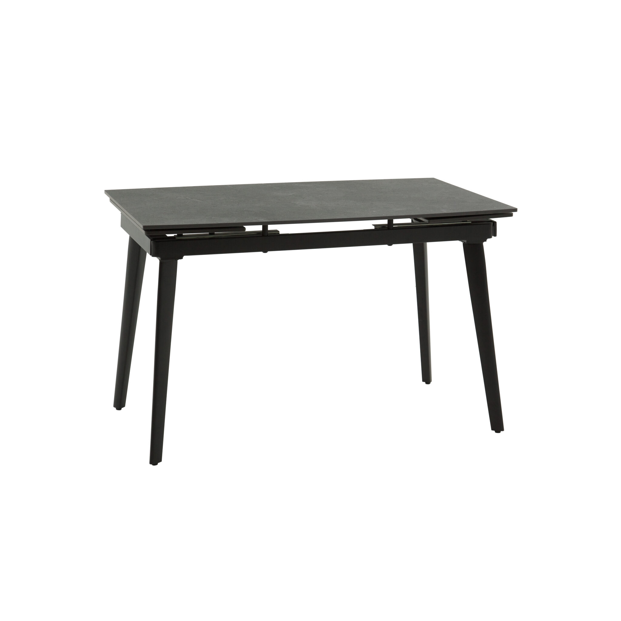 masă ceramică extensibilă maura negru 120/80 cm + 2 extensii 30 cm