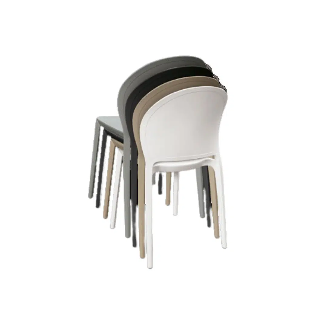 Set 4 scaune TONDO -POLIPROPILENA-HORECA - 7