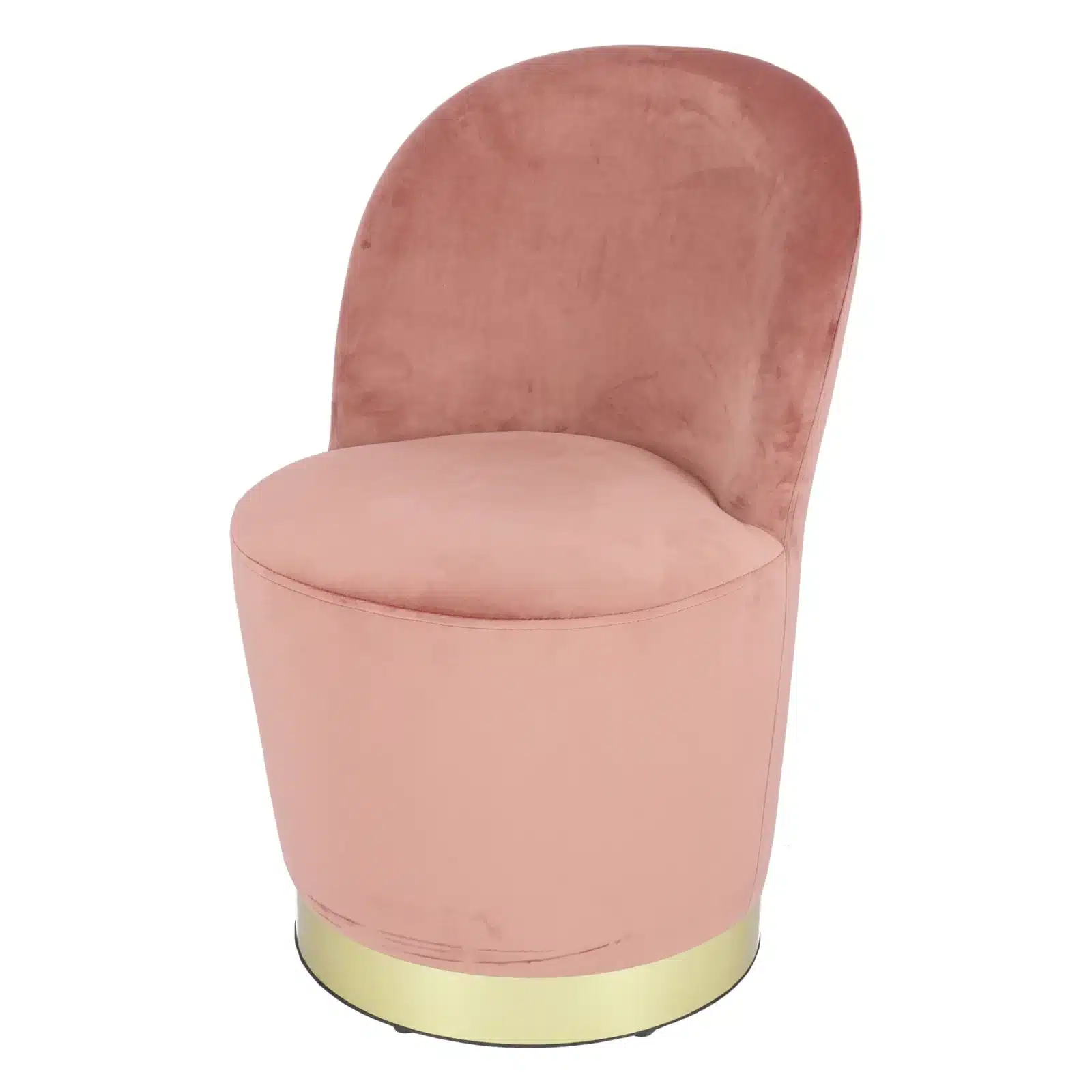 Fotoliu Glamour din catifea cu baza aurie, design elegant - 2