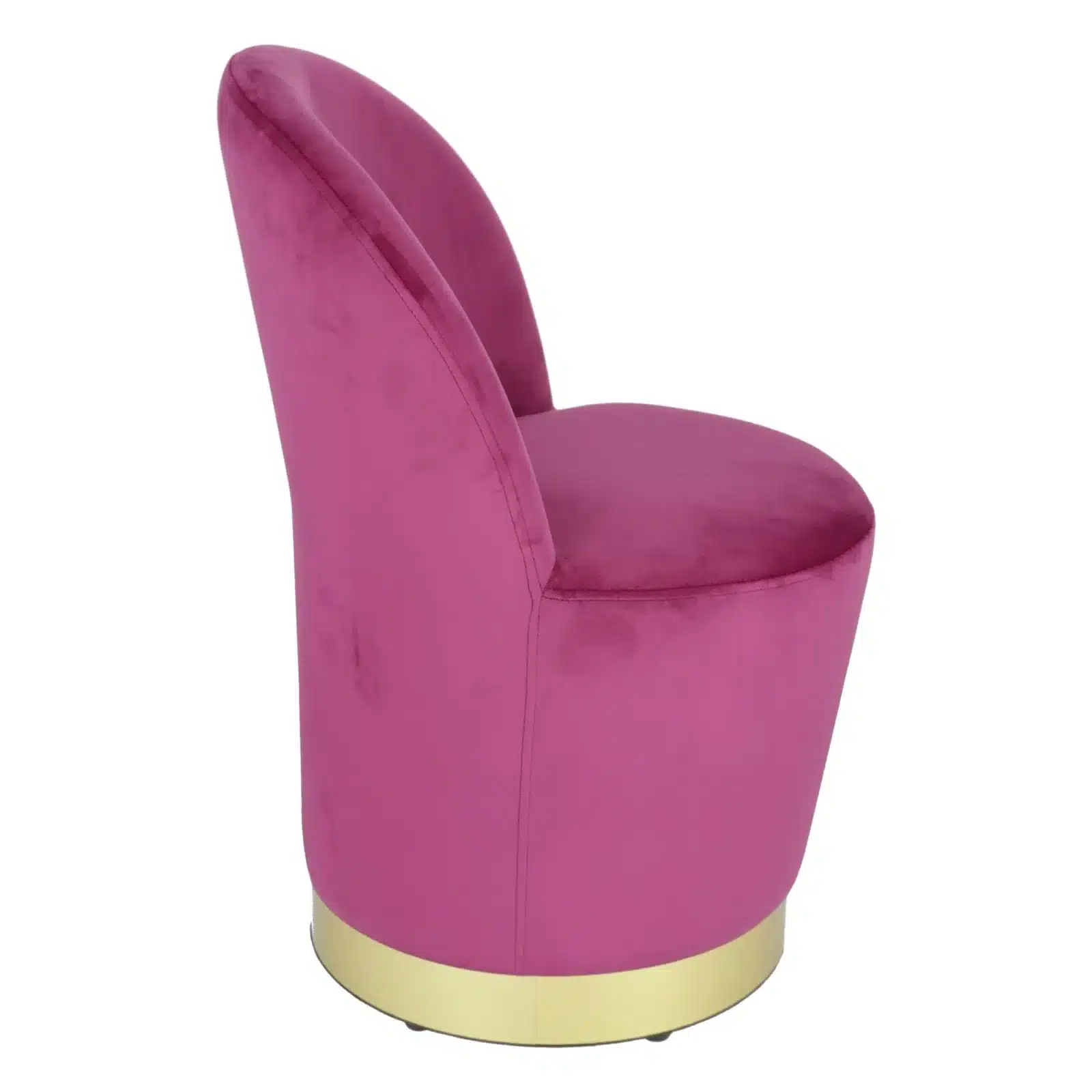 Fotoliu Glamour din catifea cu baza aurie, design elegant - 12
