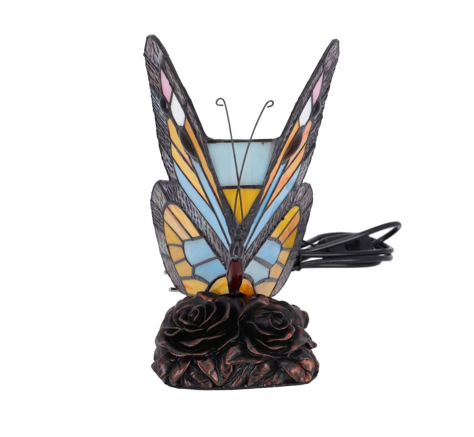 Lampa de masa Tiffany Butterfly h 23 cm - 6