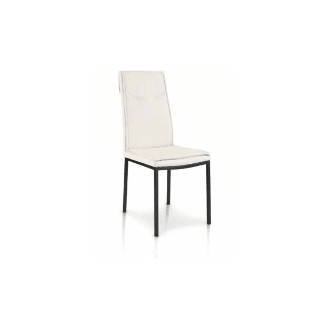 Scaun Rain, structura metalica, piele ecologica - 3