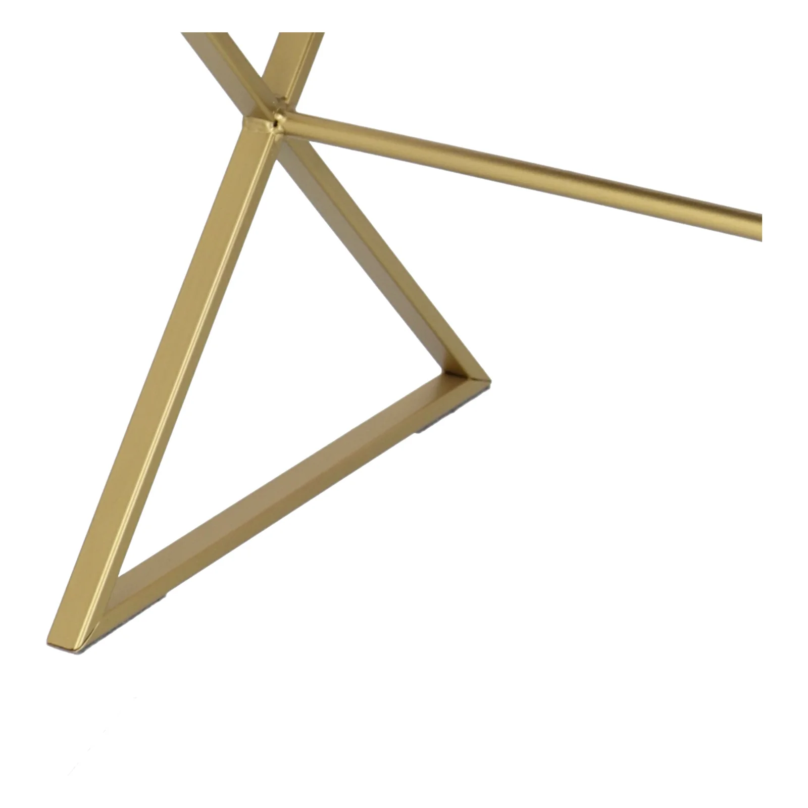 Bancuta eleganta din catifea cu baza metalica aurie, design modern 51x35x53 cm - 10