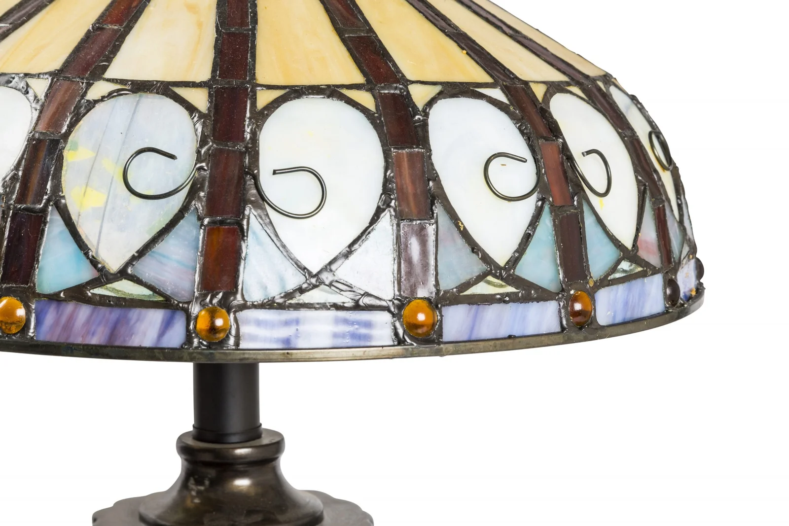 Lampa de masa Tiffany Paun h 72 cm - 3