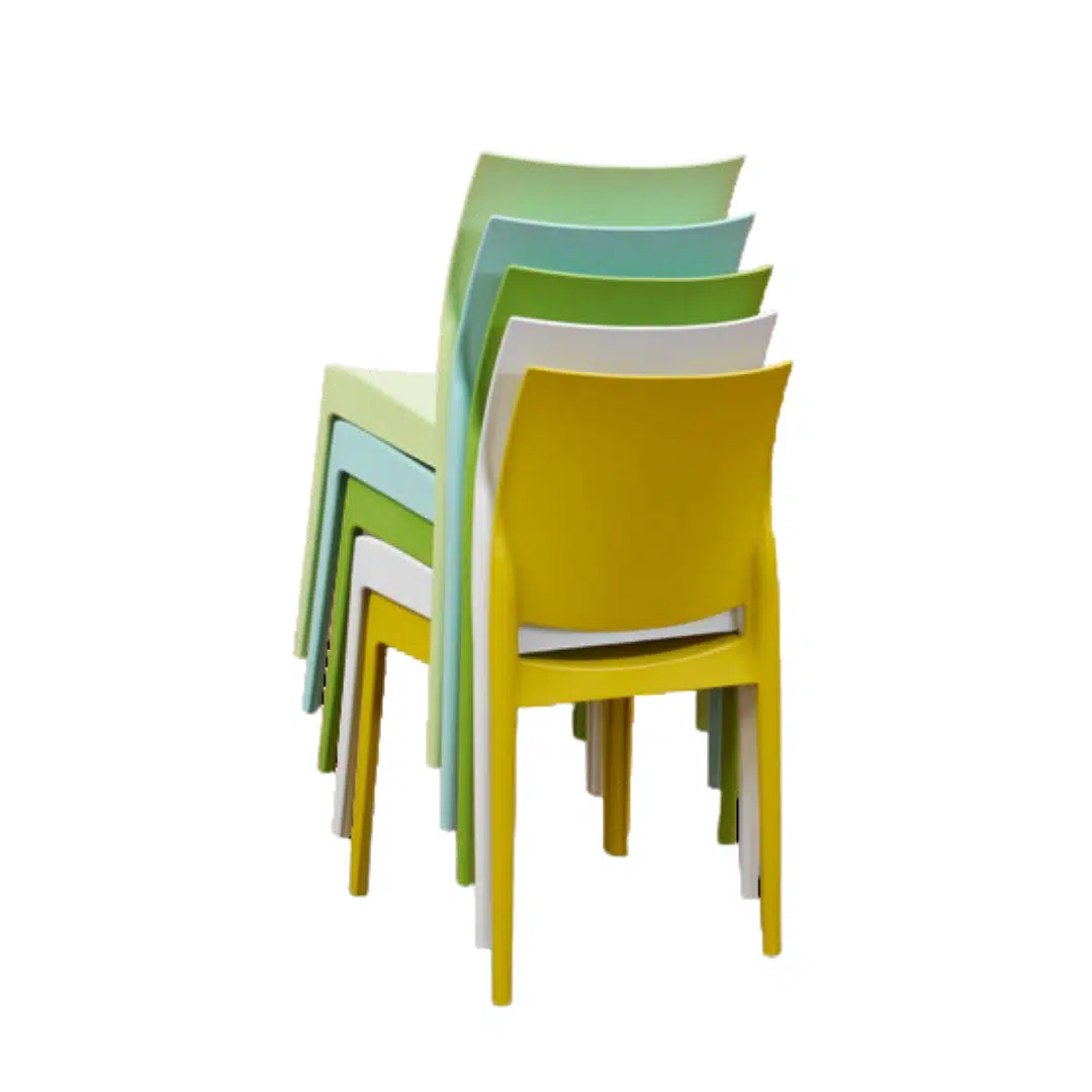 SET 4 SCAUNE PASTELLO - POLIPROPILENA - HORECA - 2