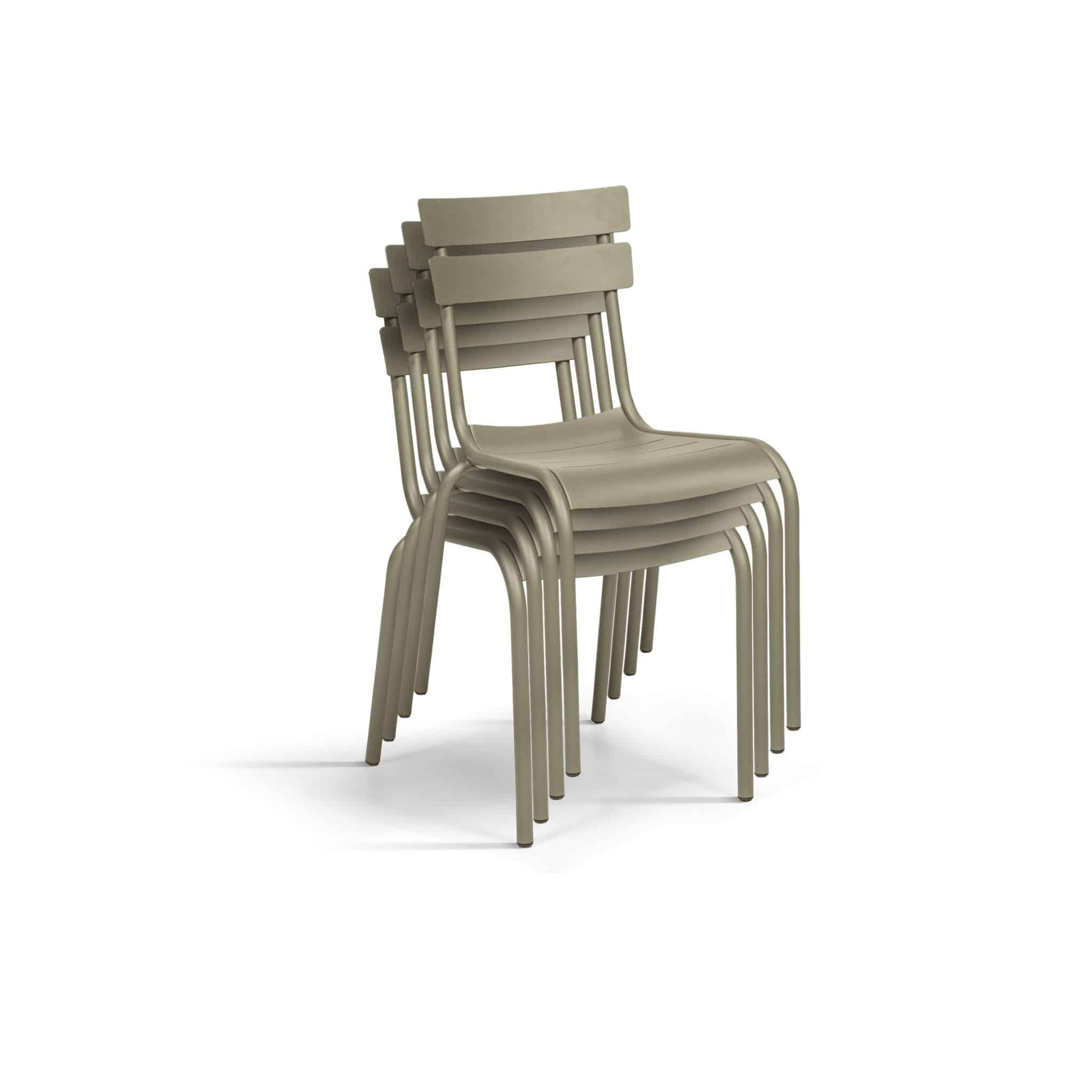 Set 4 scaune ALUMINIU -HORECA- h 83 cm - 3