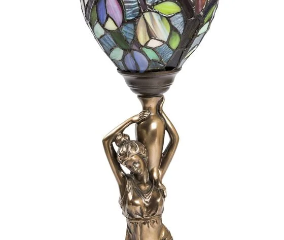 Lampa de masa Tiffany Amfora h 56 cm - 2