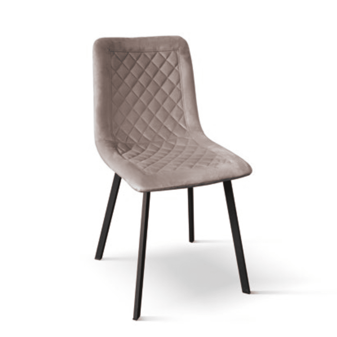SET 4 Scaune Slim, structura metalica, catifea - 6